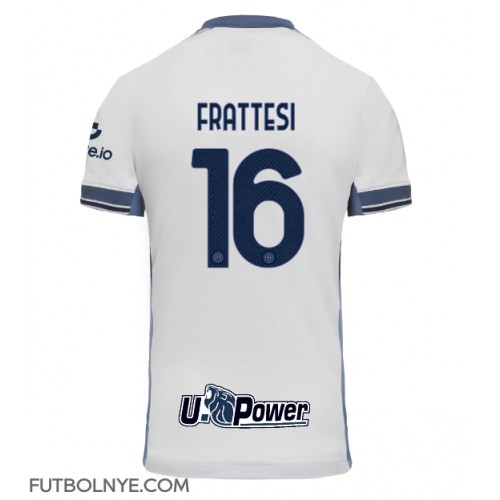 Camiseta Inter Milan Davide Frattesi #16 Visitante Equipación 2024-25 manga corta